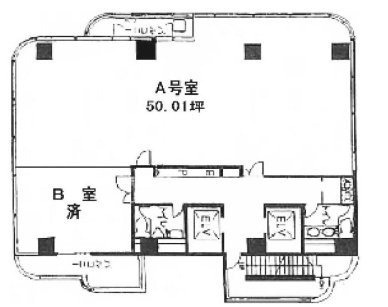 大伴(オオトモ)ビルA 間取り図