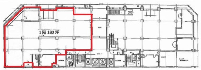 新宿ビル1F 間取り図