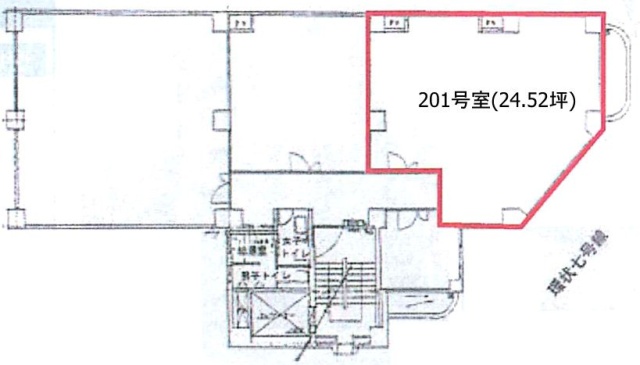 互恵マンション201 間取り図