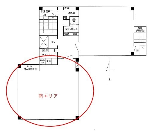 高橋ビル南 間取り図