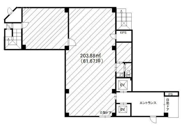 SW新橋(オーイズミ新橋)ビル1F 間取り図