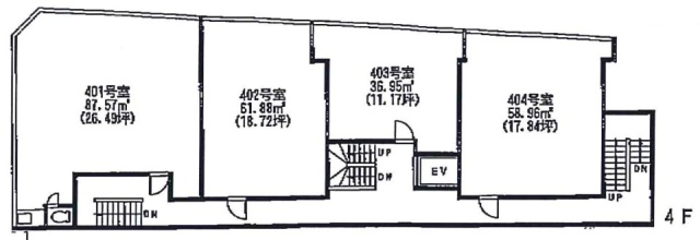 オリンピアビル402 間取り図