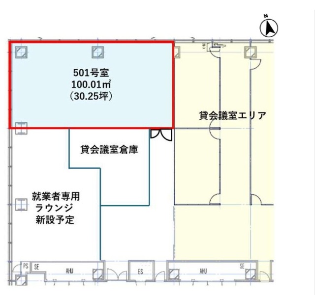 秋葉原ダイビル501 間取り図
