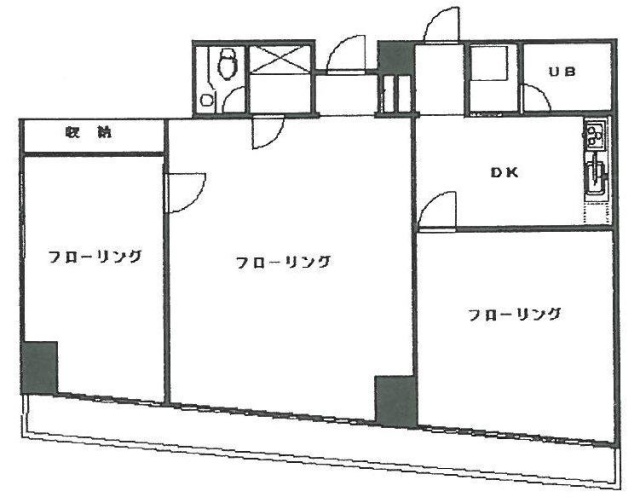 TUG-Ⅰ(タグアイ)ビル1001 間取り図