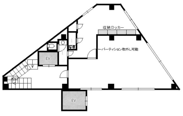 沖山産機ビル4F 間取り図