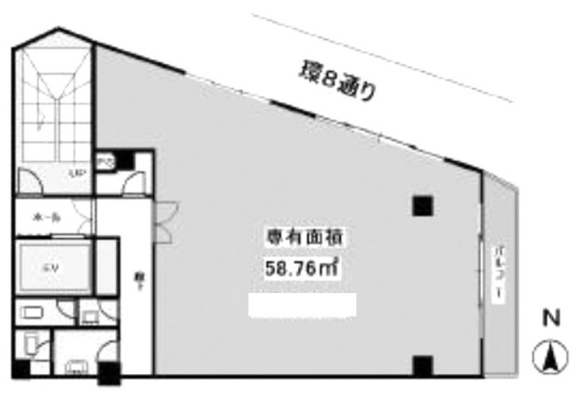 スポーツプラザビル401 間取り図