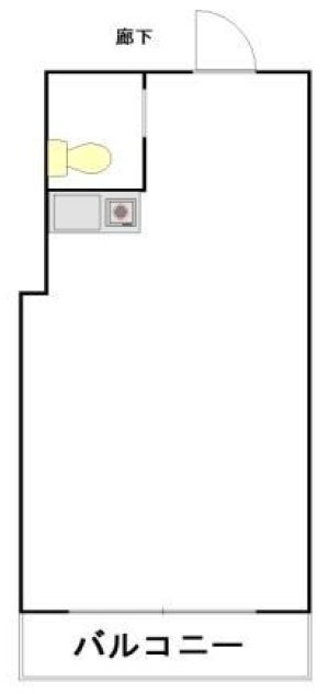 八大ビル503 間取り図