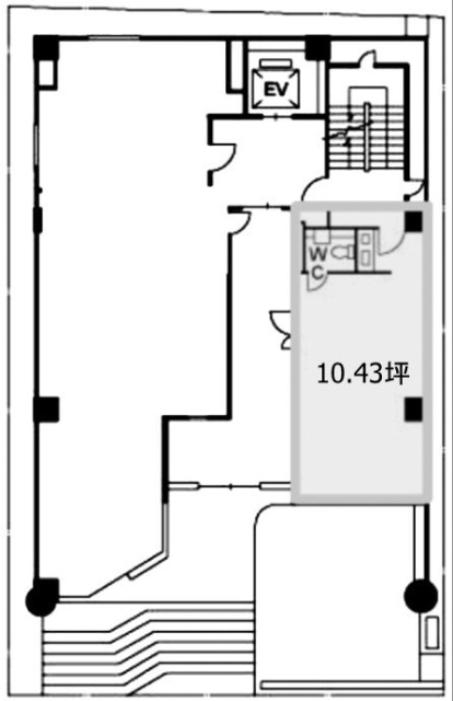 フレックス土井ビル1F 間取り図