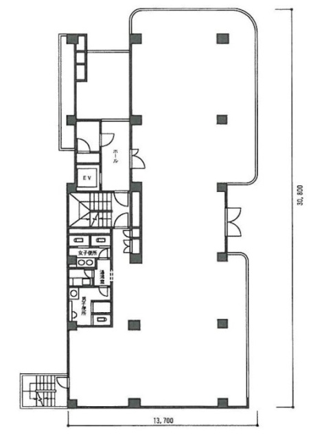 中島ビル2F 間取り図