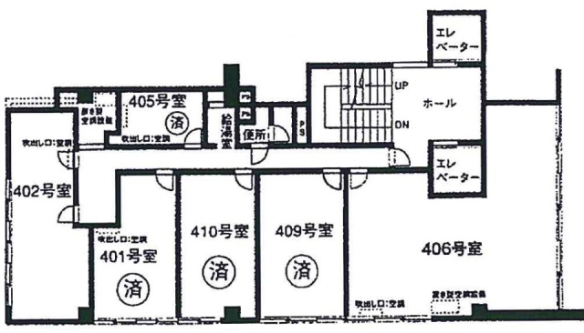 ニューサンビル402 間取り図
