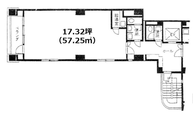 オーイズミ東上野ビル西館B 間取り図