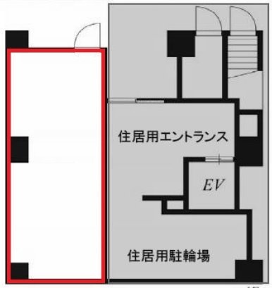 アイフラット田原町1F 間取り図