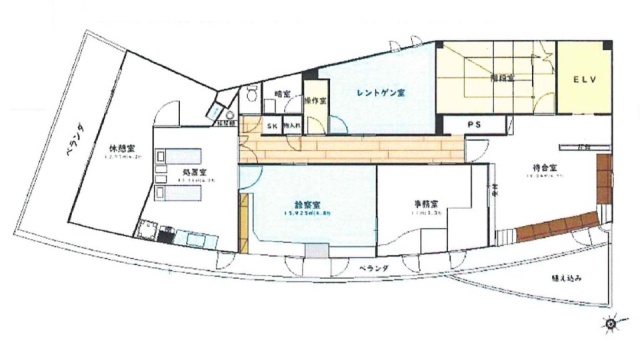 ドクターズプラザ羽根木3F 間取り図