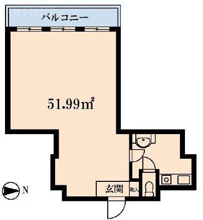 メゾン青山12F 間取り図