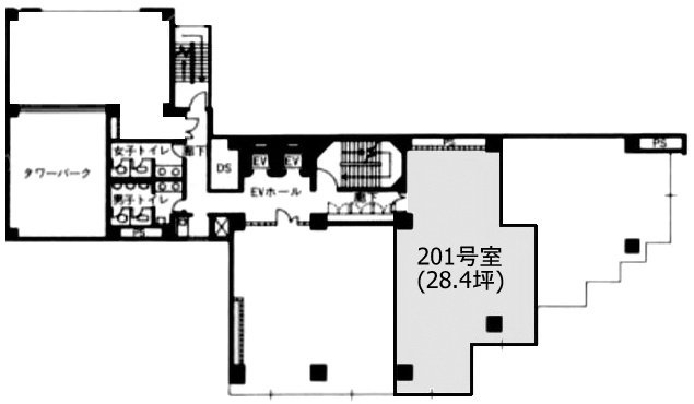 NS2ビル201 間取り図