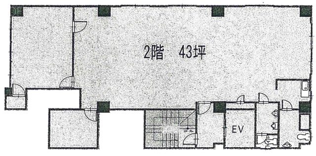 佐藤ビル2F 間取り図