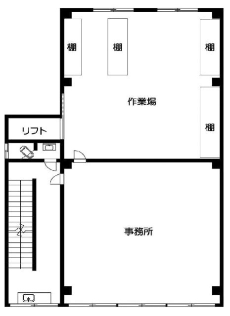第2片桐ビル3F 間取り図