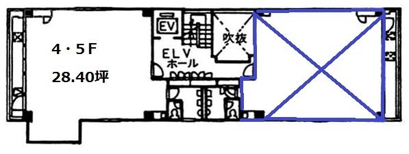 万代三田ビル501 間取り図