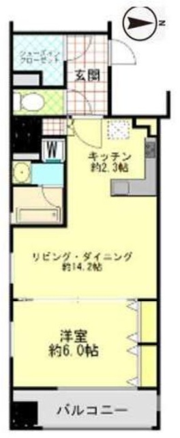 ダイナシティ浅草1003 間取り図