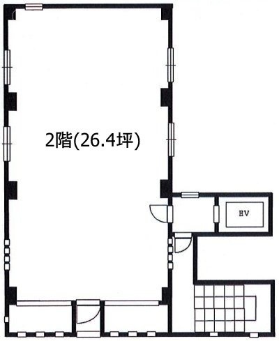 神宮前ウィンテルビル2F 間取り図
