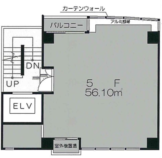 エフビル5F 間取り図