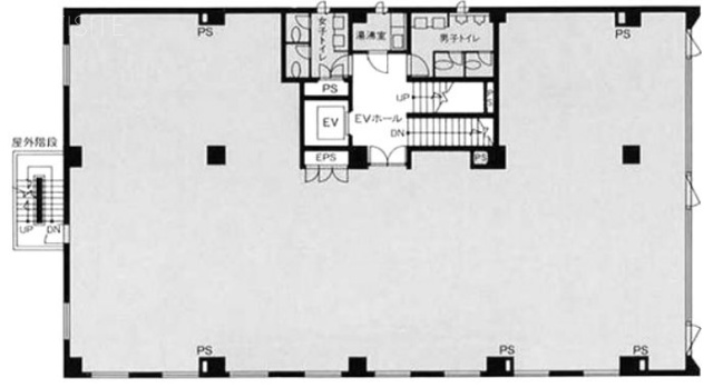 西新宿ミノシマビル2F 間取り図