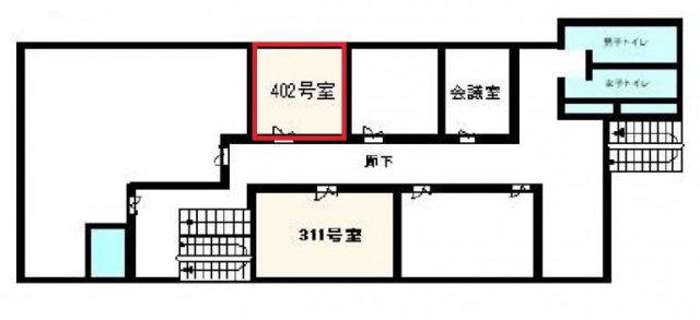 プラザ新大樹402 間取り図