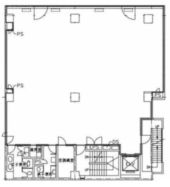 オーク銀座木挽町ビル2F 間取り図