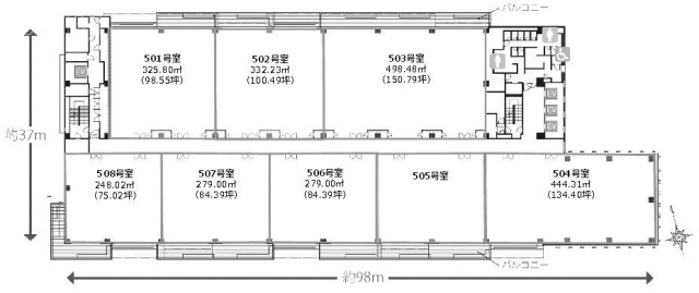 KOILビル501 間取り図