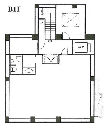 ウスイ紀尾井町ビルB1F 間取り図