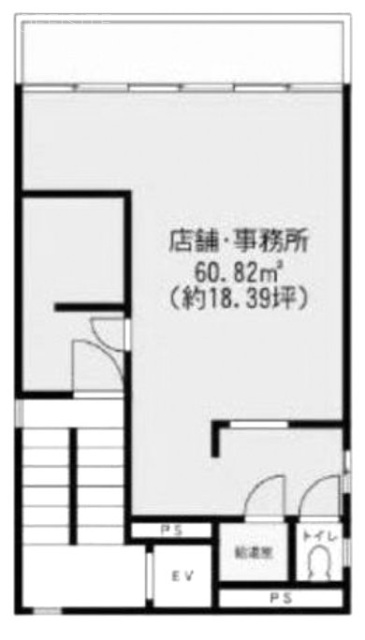 金町北口ビル4F 間取り図