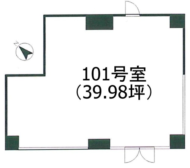 芝園ハイツ1号棟101 間取り図