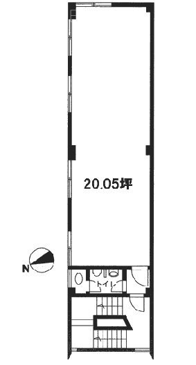 下谷2丁目ビル4F 間取り図