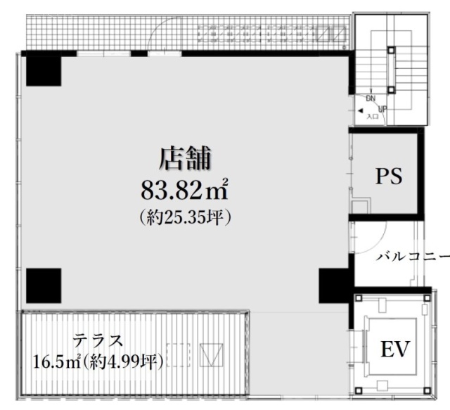 THE V-CITY 麻布十番 PLACE3F 間取り図