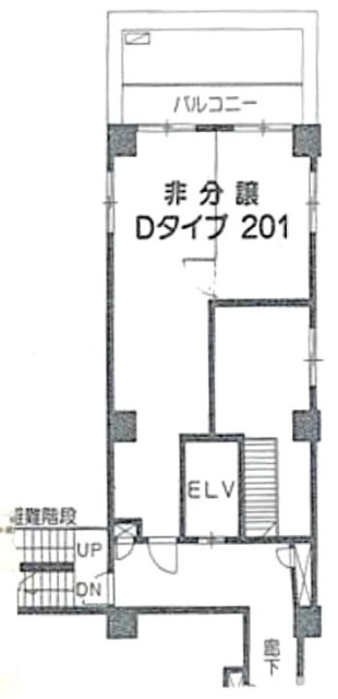 グローリア初穂平河町201 間取り図