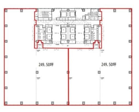 茅場町タワー12F 間取り図