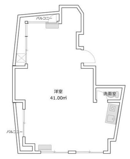 大島ビル2F 間取り図