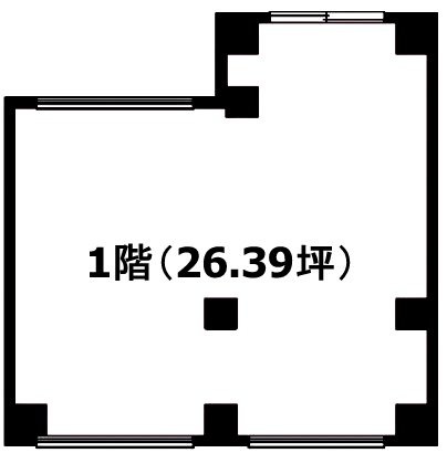 深見ビル1F 間取り図