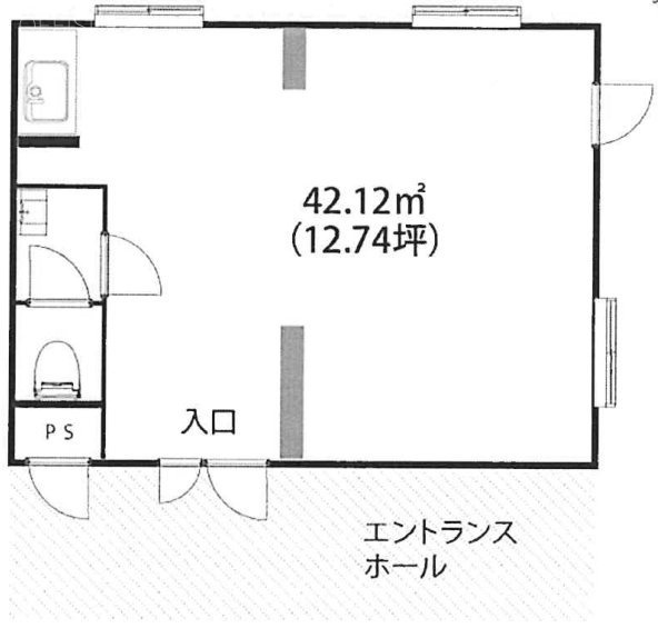 ブラウンズ大場103 間取り図