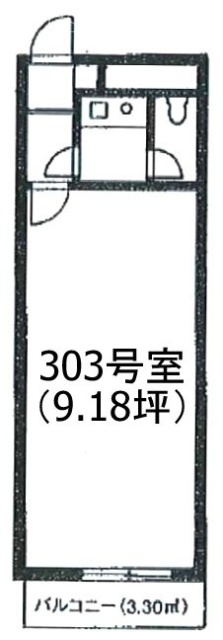 森田ビル303 間取り図