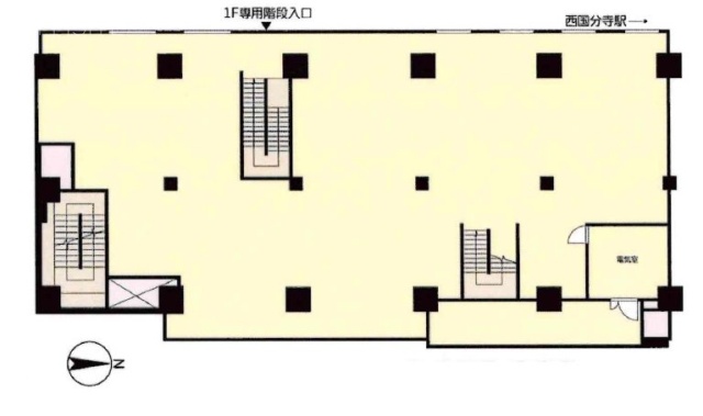 西国分寺レガビル南棟111 間取り図