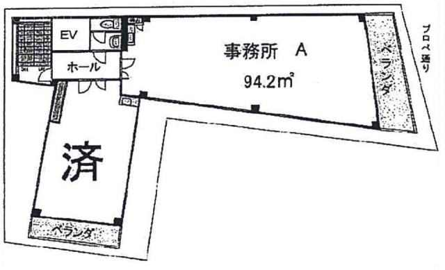 いせきコスメビルA 間取り図