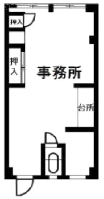 原島第二・第三ビル405 間取り図