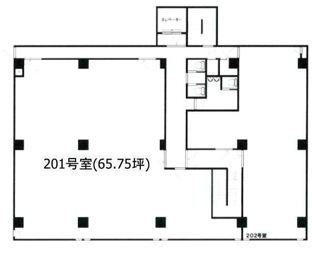 プラザフェリスオンダ201 間取り図