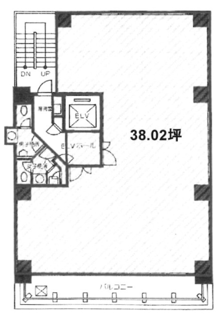 サンセルモ大門ビル8F 間取り図