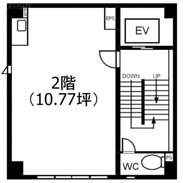 日本遠東ケービーケービル2F 間取り図