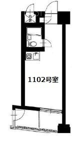 ライオンズマンション小川恵比寿1102 間取り図