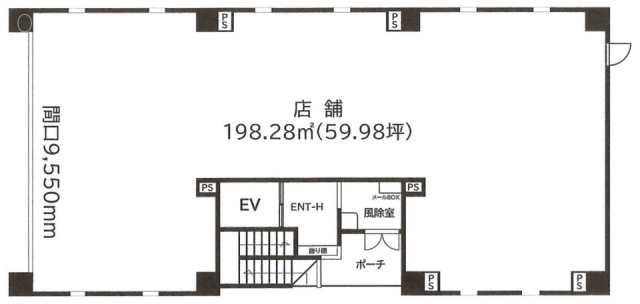 エコービルA+B 間取り図