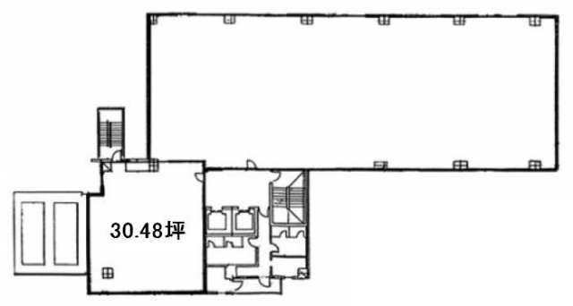 ACN芝大門ビル2F 間取り図