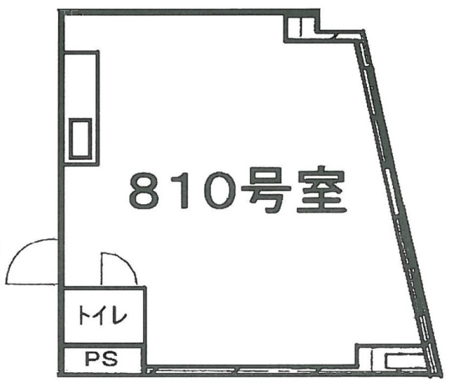 宮益坂ビル810 間取り図